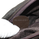 GUCCI Bamboo Hand Bag Nylon 2way Brown Auth ep11094-12