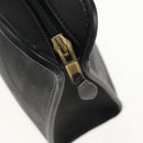 Christian Dior Trotter Canvas Clutch Bag PVC Black Gold Auth ep11095V-13