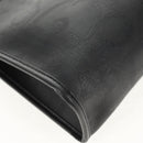 Christian Dior Trotter Canvas Clutch Bag PVC Black Gold Auth ep11095V-8