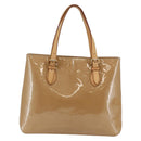LOUIS VUITTON Monogram Vernis Brentwood Bag Noisette M91511 Auth ep11096-2