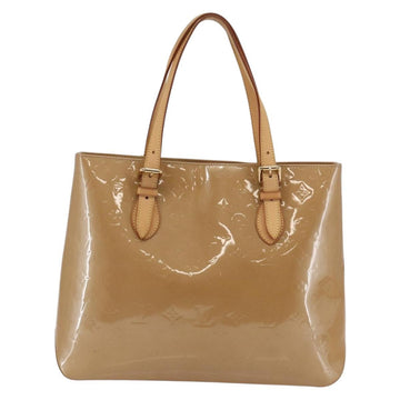 LOUIS VUITTON Monogram Vernis Brentwood Bag Noisette M91511 Auth ep11096 - 0