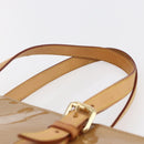 LOUIS VUITTON Monogram Vernis Brentwood Bag Noisette M91511 Auth ep11096-8
