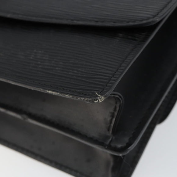 LOUIS VUITTON Epi Grenel Shoulder Bag Black M52362 LV Auth ep11101