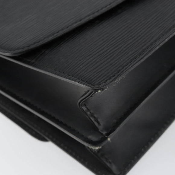 LOUIS VUITTON Epi Grenel Shoulder Bag Black M52362 LV Auth ep11101