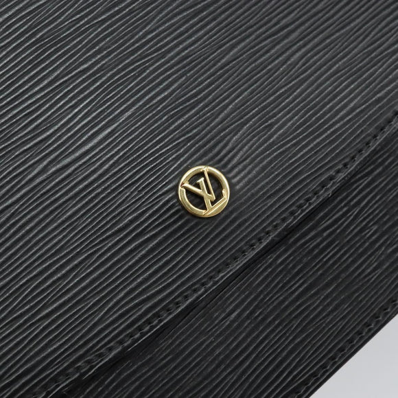 LOUIS VUITTON Epi Grenel Shoulder Bag Black M52362 LV Auth ep11101