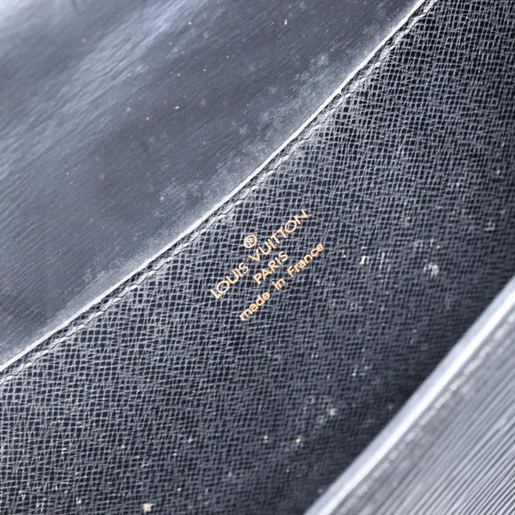 LOUIS VUITTON Epi Grenel Shoulder Bag Black M52362 LV Auth ep11101