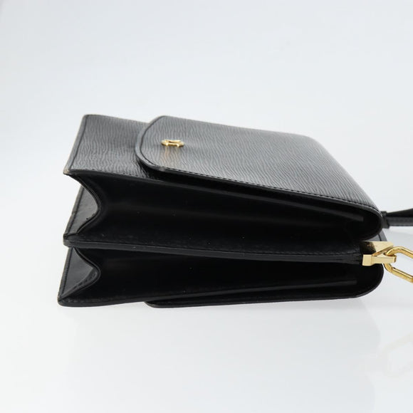 LOUIS VUITTON Epi Grenel Shoulder Bag Black M52362 LV Auth ep11101