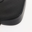 GUCCI Micro GG Canvas Shoulder Bag PVC Leather Black Auth ep11104-10