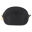 GUCCI Micro GG Canvas Shoulder Bag PVC Leather Black Auth ep11104-2