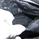 GUCCI Micro GG Canvas Shoulder Bag PVC Leather Black Auth ep11104-22