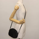 GUCCI Micro GG Canvas Shoulder Bag PVC Leather Black Auth ep11104-23