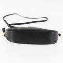 GUCCI Micro GG Canvas Shoulder Bag PVC Leather Black Auth ep11104-9