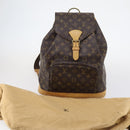 LOUIS VUITTON Monogram Montsouris GM Backpack M51135 LV Auth ep11105-12