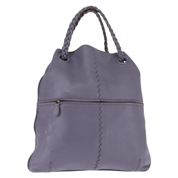 BOTTEGA VENETA Hand Bag Leather Purple 147716 Auth ep11106