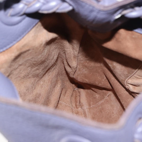 BOTTEGA VENETA Hand Bag Leather Purple 147716 Auth ep11106