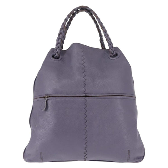 BOTTEGA VENETA Hand Bag Leather Purple 147716 Auth ep11106