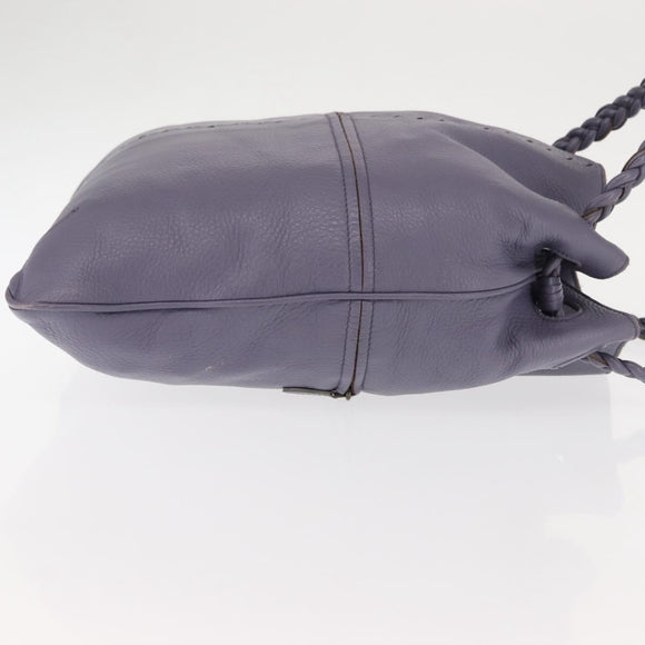 BOTTEGA VENETA Hand Bag Leather Purple 147716 Auth ep11106
