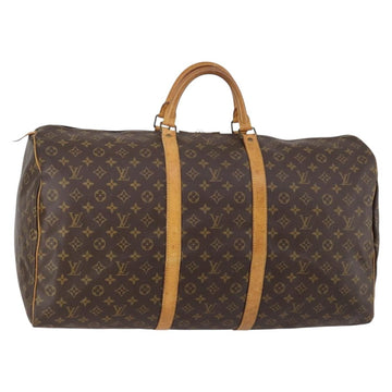 LOUIS VUITTON Monogram Keepall 60 Boston Bag M41422 LV Auth ep11111