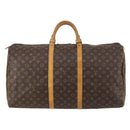 LOUIS VUITTON Monogram Keepall 60 Boston Bag M41422 LV Auth ep11111-13