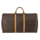 LOUIS VUITTON Monogram Keepall 60 Boston Bag M41422 LV Auth ep11111-2