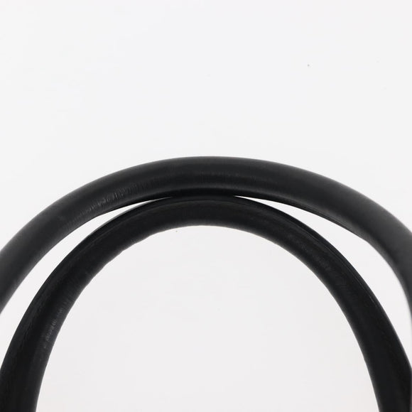 GUCCI Hand Bag Canvas Black Gold Auth ep11115