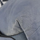 GUCCI Bamboo Tote Bag Leather Blue Auth ep11117-15