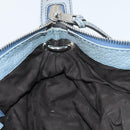 GUCCI Bamboo Tote Bag Leather Blue Auth ep11117-19