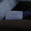 GUCCI Bamboo Tote Bag Leather Blue Auth ep11117-12