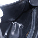 CELINE Shoulder Bag Leather Black Gold Auth ep11125-18