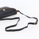 CELINE Shoulder Bag Leather Black Gold Auth ep11125-7