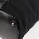 GUCCI Bamboo Hand Bag Nylon Black Auth ep11126-13