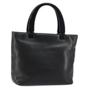 PRADA Hand Bag Leather Black Auth ep11128-1