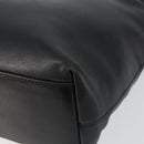 PRADA Hand Bag Leather Black Auth ep11128-10