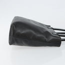 PRADA Hand Bag Leather Black Auth ep11128-4