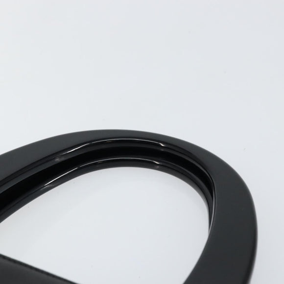 PRADA Hand Bag Leather Black Auth ep11128