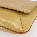 LOUIS VUITTON Monogram Vernis Thompson Street Bag Beige M91301 LV Auth ep11129-9