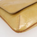 LOUIS VUITTON Monogram Vernis Thompson Street Bag Beige M91301 LV Auth ep11129-14