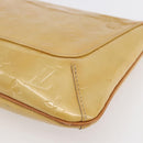 LOUIS VUITTON Monogram Vernis Thompson Street Bag Beige M91301 LV Auth ep11129-15