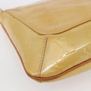 LOUIS VUITTON Monogram Vernis Thompson Street Bag Beige M91301 LV Auth ep11129-16