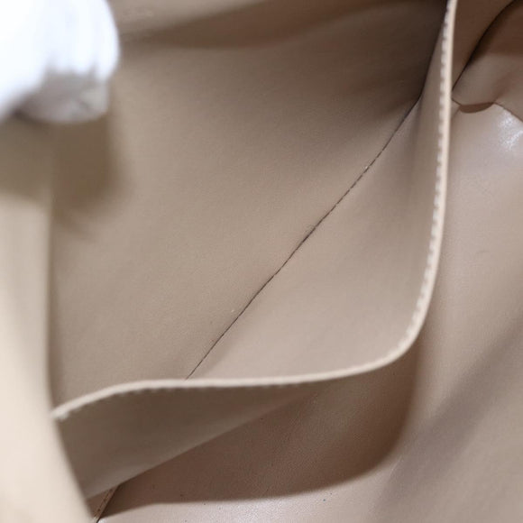 LOUIS VUITTON Monogram Vernis Thompson Street Bag Beige M91301 LV Auth ep11129