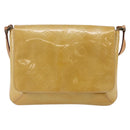 LOUIS VUITTON Monogram Vernis Thompson Street Bag Beige M91301 LV Auth ep11129-13