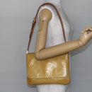 LOUIS VUITTON Monogram Vernis Thompson Street Bag Beige M91301 LV Auth ep11129-21