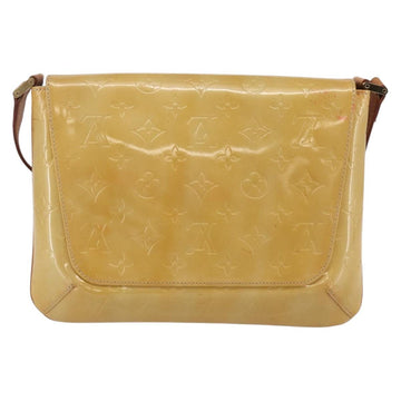 LOUIS VUITTON Monogram Vernis Thompson Street Bag Beige M91301 LV Auth ep11129 - 0