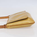 LOUIS VUITTON Monogram Vernis Thompson Street Bag Beige M91301 LV Auth ep11129-3