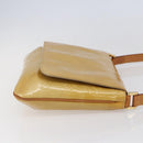 LOUIS VUITTON Monogram Vernis Thompson Street Bag Beige M91301 LV Auth ep11129-4