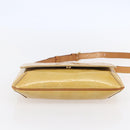 LOUIS VUITTON Monogram Vernis Thompson Street Bag Beige M91301 LV Auth ep11129-5