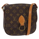 LOUIS VUITTON Monogram Saint Cloud MM Shoulder Bag M51243 LV Auth ep11130-1