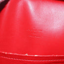 LOUIS VUITTON Monogram Vernis Sutton Hand Bag Red Rouge M91080 LV Auth ep11131-18