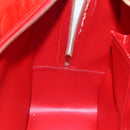 LOUIS VUITTON Monogram Vernis Sutton Hand Bag Red Rouge M91080 LV Auth ep11131-20