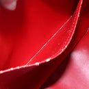 LOUIS VUITTON Monogram Vernis Sutton Hand Bag Red Rouge M91080 LV Auth ep11131-11